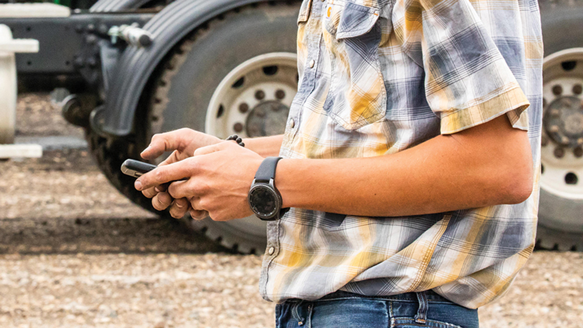 Man holding a phone