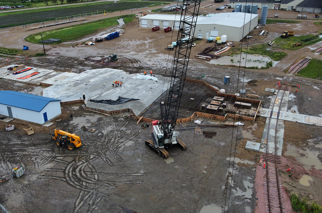 Aerial photo of project site as of June 10, 2024