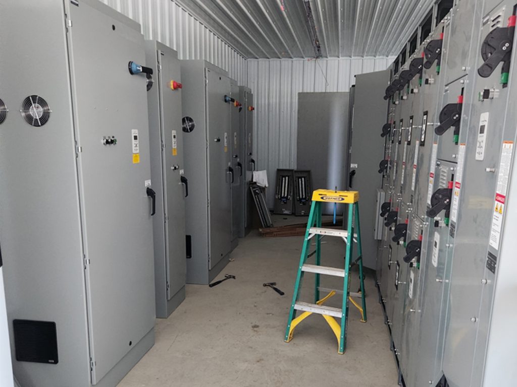 Motor control room progress as of June 10, 2024