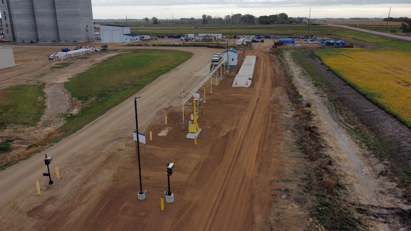 aerial view of scale system